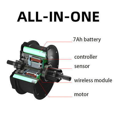 ACブラシレスDCモーター 100W-500W トークセンシング 折りたたむ自転車ハブモーター